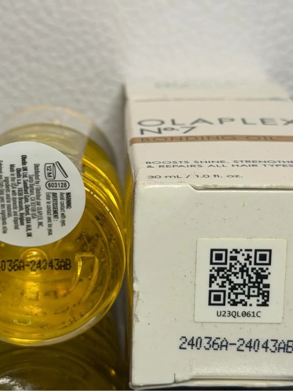 30ml OLAPLEX No.7 Bonding Oil - Shine & Repair NWB